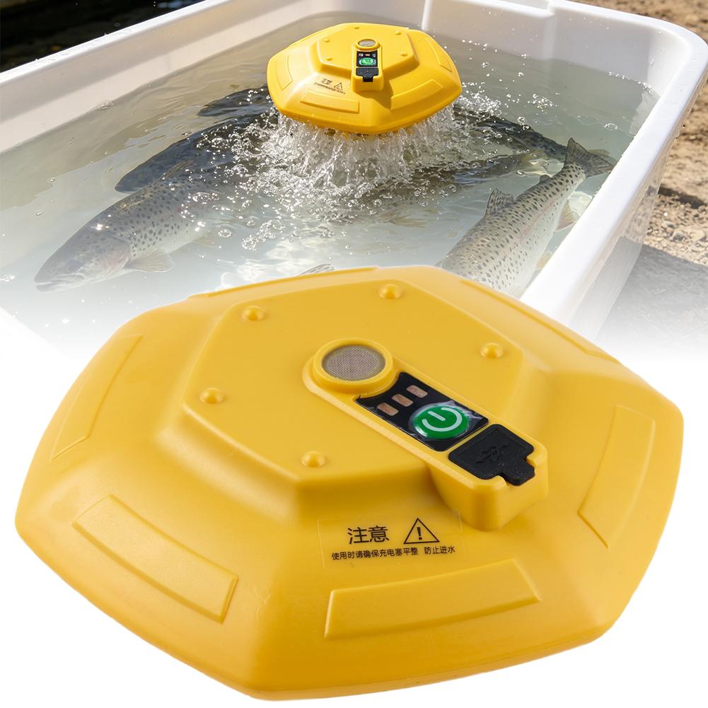 Aquarium Fish Marine - Kablosuz Şarj Edilebilir Akvaryum Oksijen Pompası,