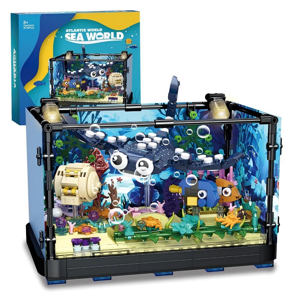 Aquarium Fish Lego - Balık Tankı Yapım Seti - Deniz