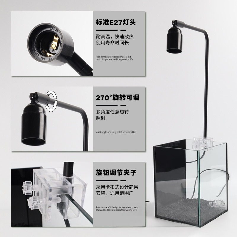 LED balık tankı ışık standı su - Aquarium Fish Light Lamp incelemesi ve fiyatı