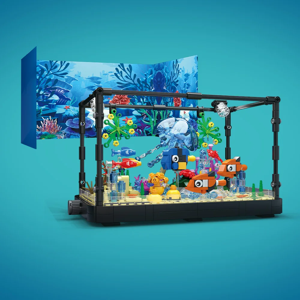 Işıklı Balık Tankı Yapı Taşı S - Aquarium Fish Lego incelemesi ve fiyatı