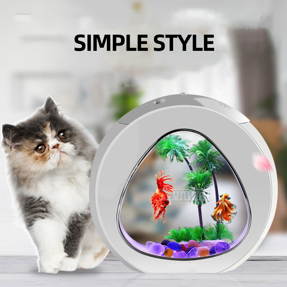 4L/6L/13L Yaratıcı Masaüstü Ba - Aquarium Fish Goldfish incelemesi ve fiyatı