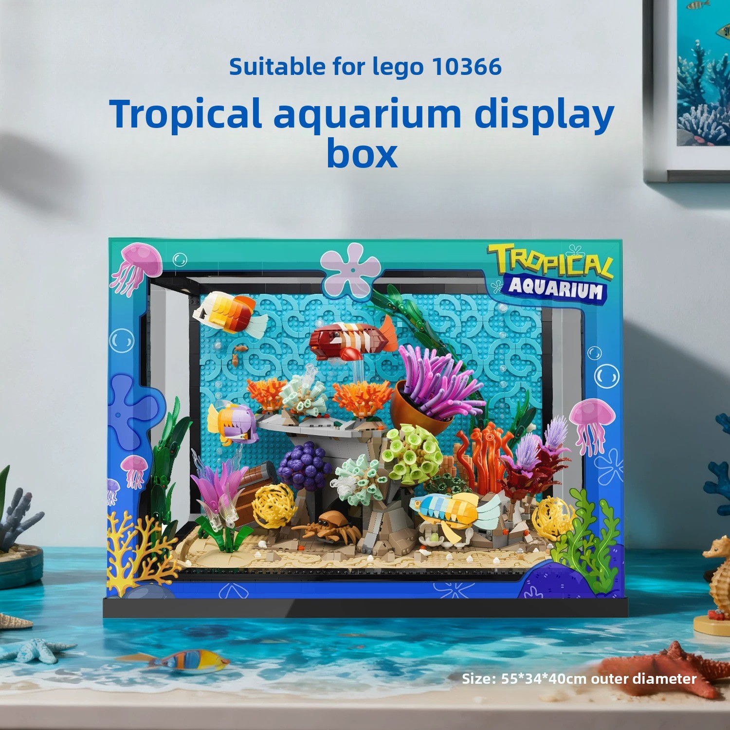 Akrilik şeffaf teşhir kutusu - - Aquarium Fish Lego incelemesi ve fiyatı