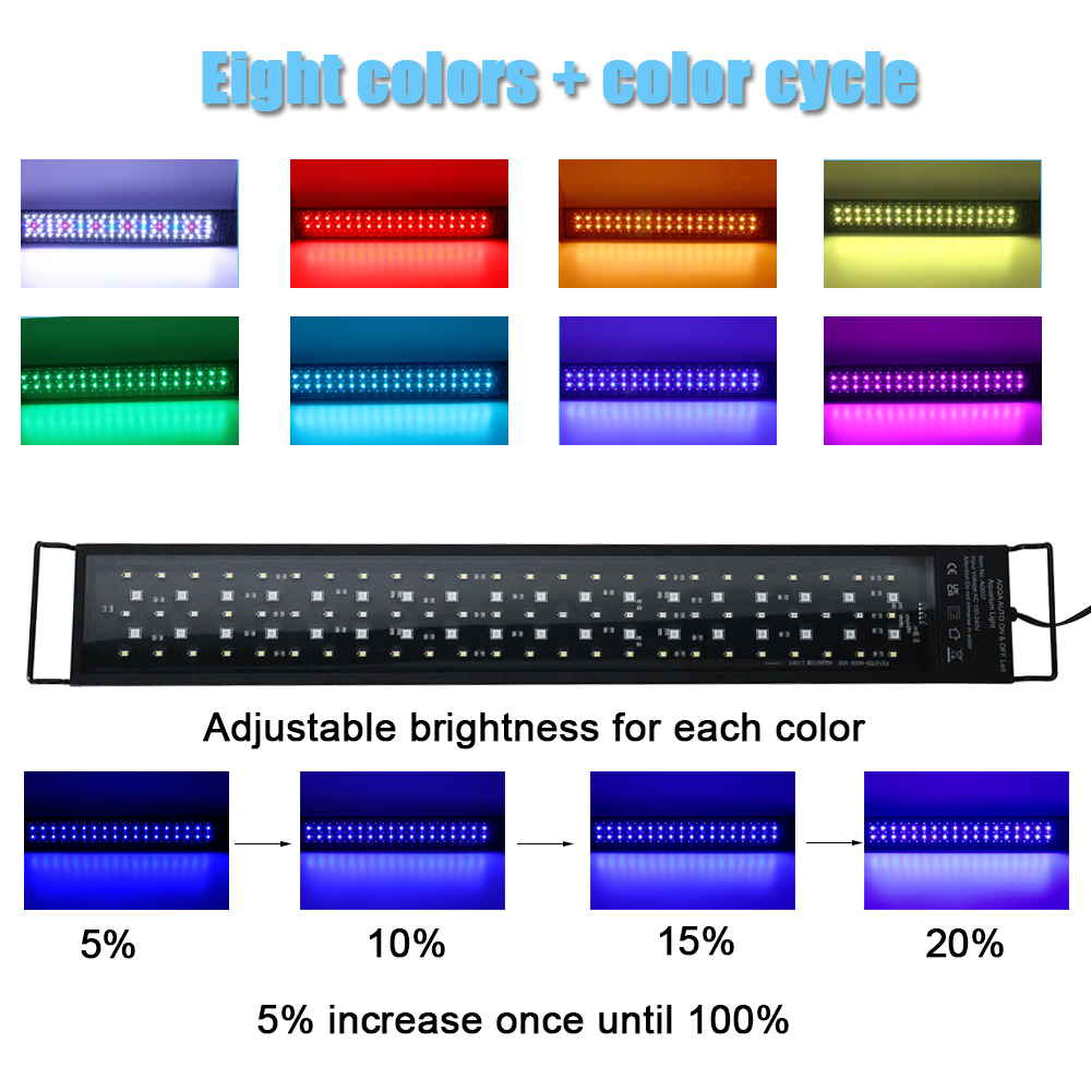 30-60cm Balık Tankı 24/7 Tam S - Aquarium Fish Light Lamp incelemesi ve fiyatı