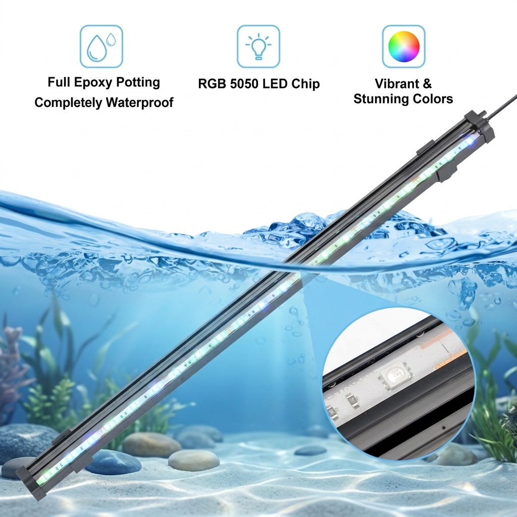 USB LED Akvaryum Hava Kabarcığ - Aquarium Fish Light Lamp incelemesi ve fiyatı